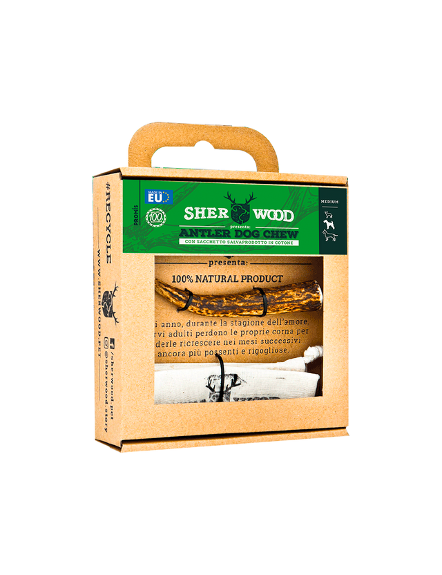 Snack per cani CORNA DI CERVO in vari formati - Sherwood