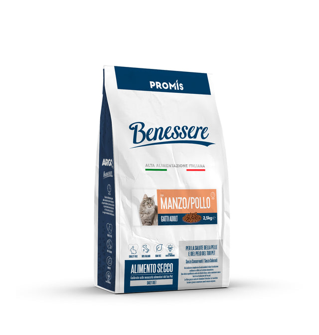 BENESSERE MANZO/POLLO 2.5KG - Premium Gatto