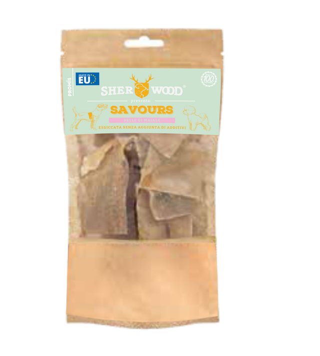 Snack per cani PELLE DI MAIALE 80gr - Sherwood
