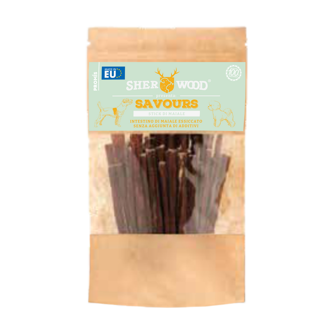 Snack per cani STICK DI MAIALE 80gr - Sherwood