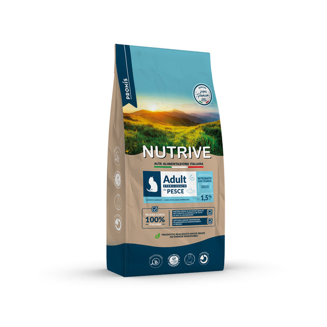 GATTO DRY STERILIZZATO FISH - Nutrive