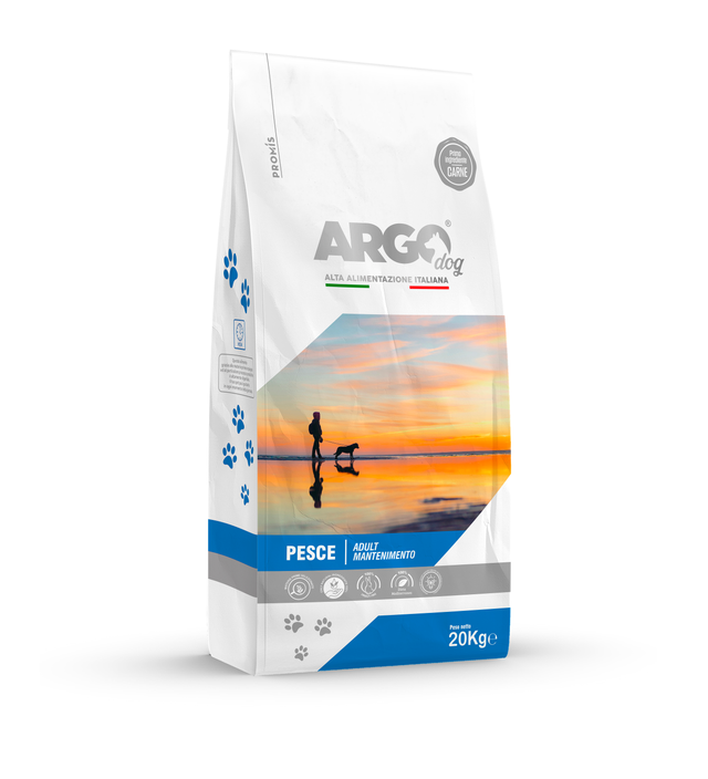 CANE DRY STANDARD PESCE 20KG - Argo