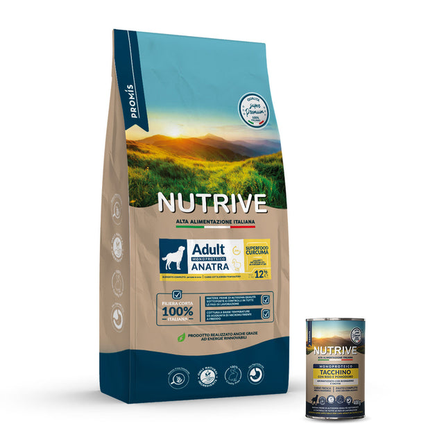 Nutrive ADULT ANATRA MONOPROTEICO 12kg CANE