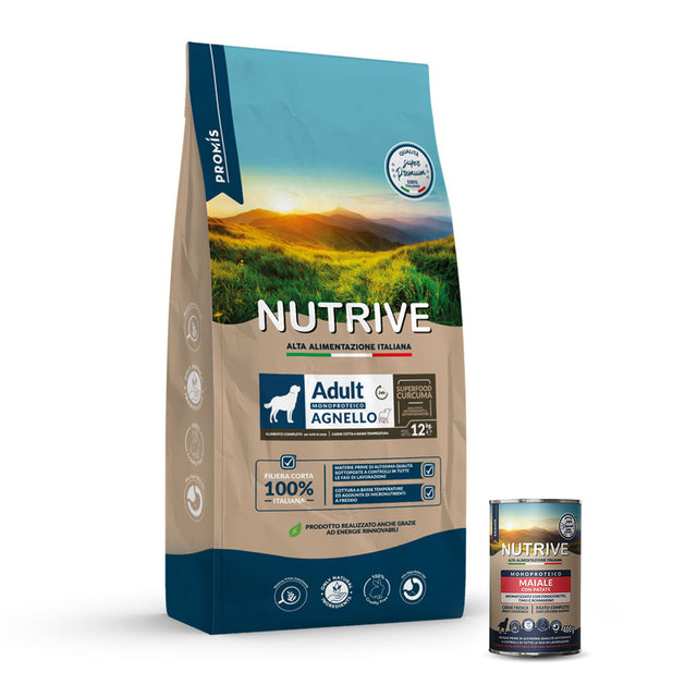 Nutrive ADULT AGNELLO MONOPROTEICO 12kg CANE