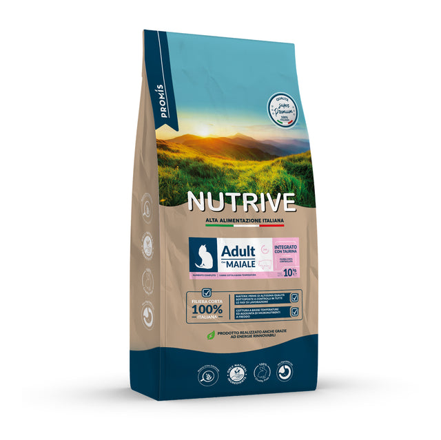 GATTO DRY ADULT MAIALE - Nutrive
