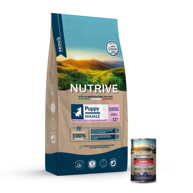 Nutrive PUPPY MAIALE MONOPROTEICO 12kg CANE